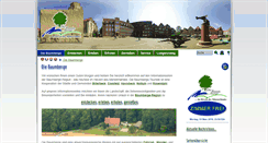 Desktop Screenshot of baumberge-touristik.de
